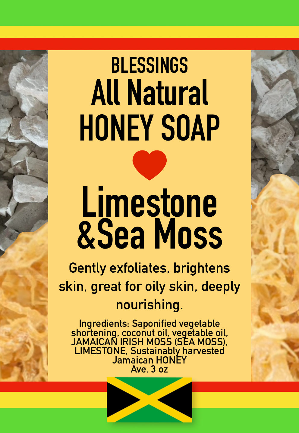 Honey Limestone Sea Moss