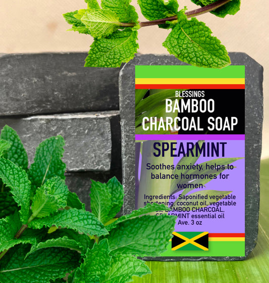 Bamboo Charcoal Spearmint Soap