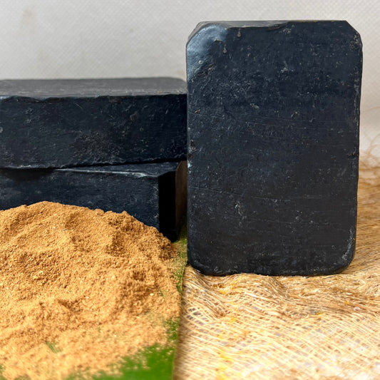 Bamboo Charcoal Cinnamon Soap
