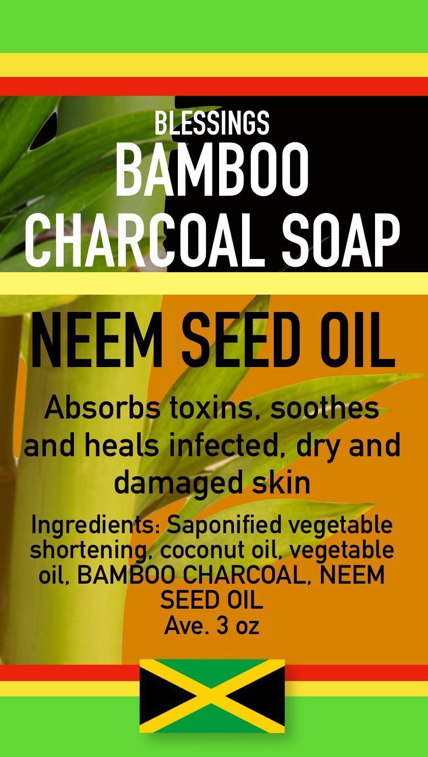 Bamboo Charcoal Neem Seed Oil Soap