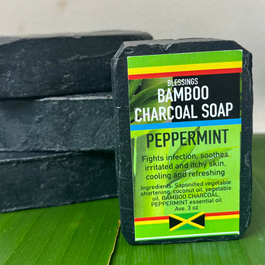 Bamboo Charcoal Peppermint Soap