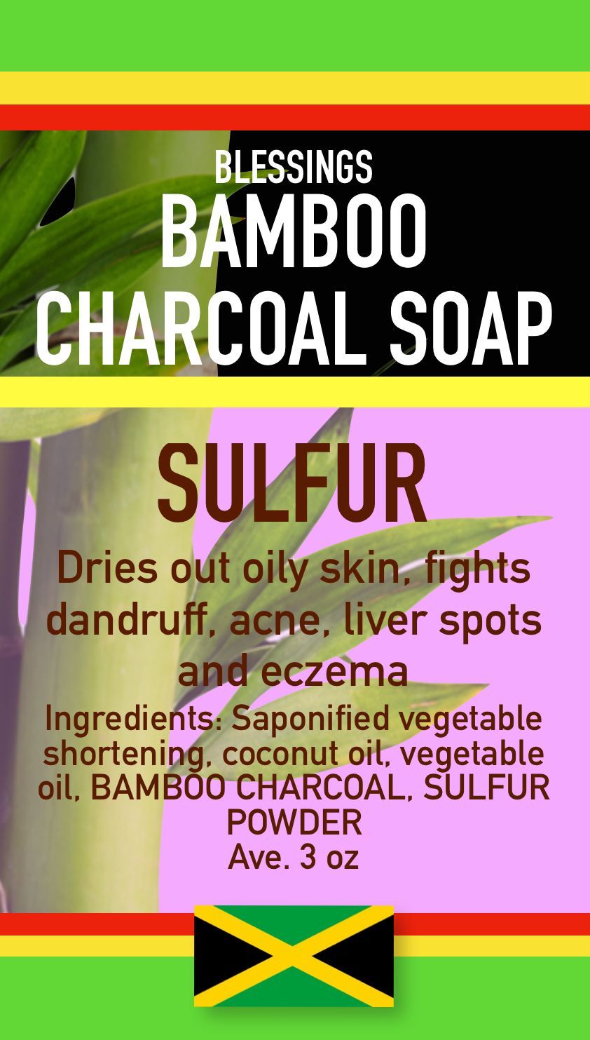 Bamboo Charcoal Sulfur Soap