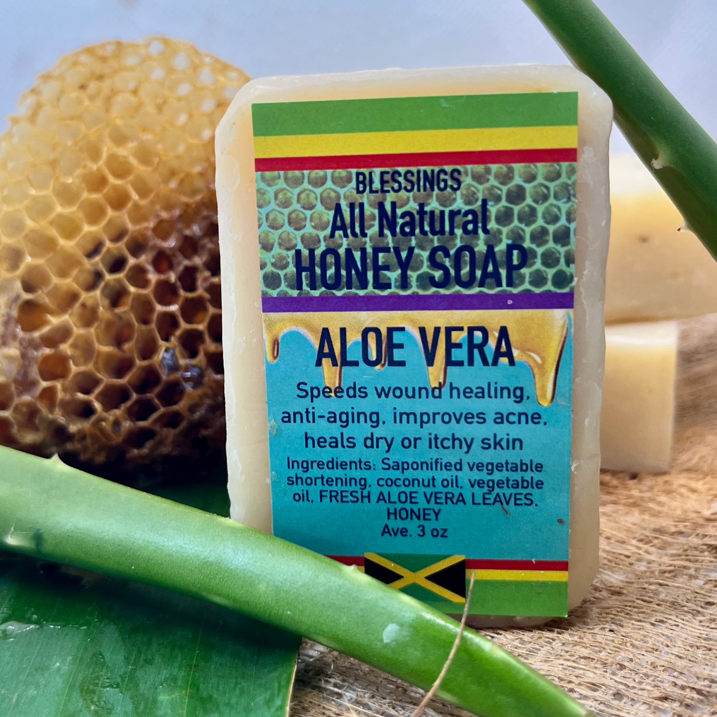 Honey Aloe Vera Soap – Blessings All Natural