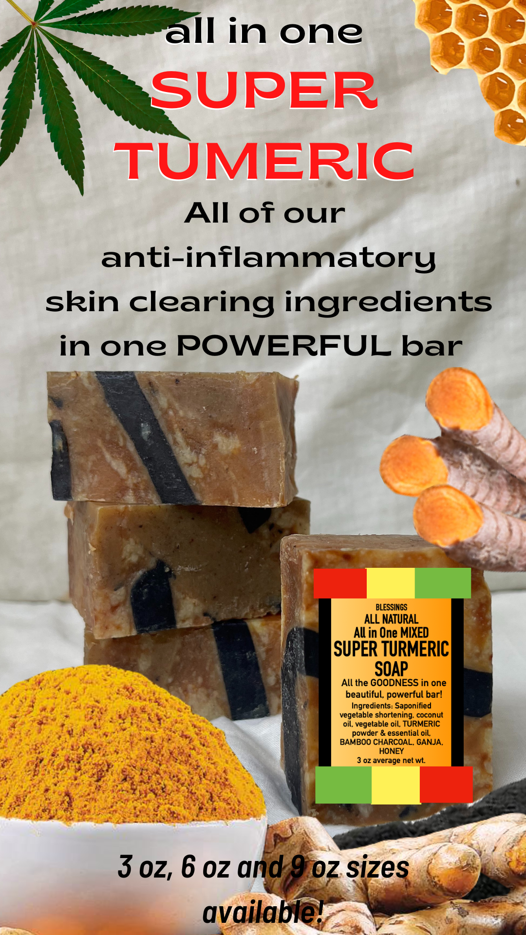 All in One Super Turmeric Soap