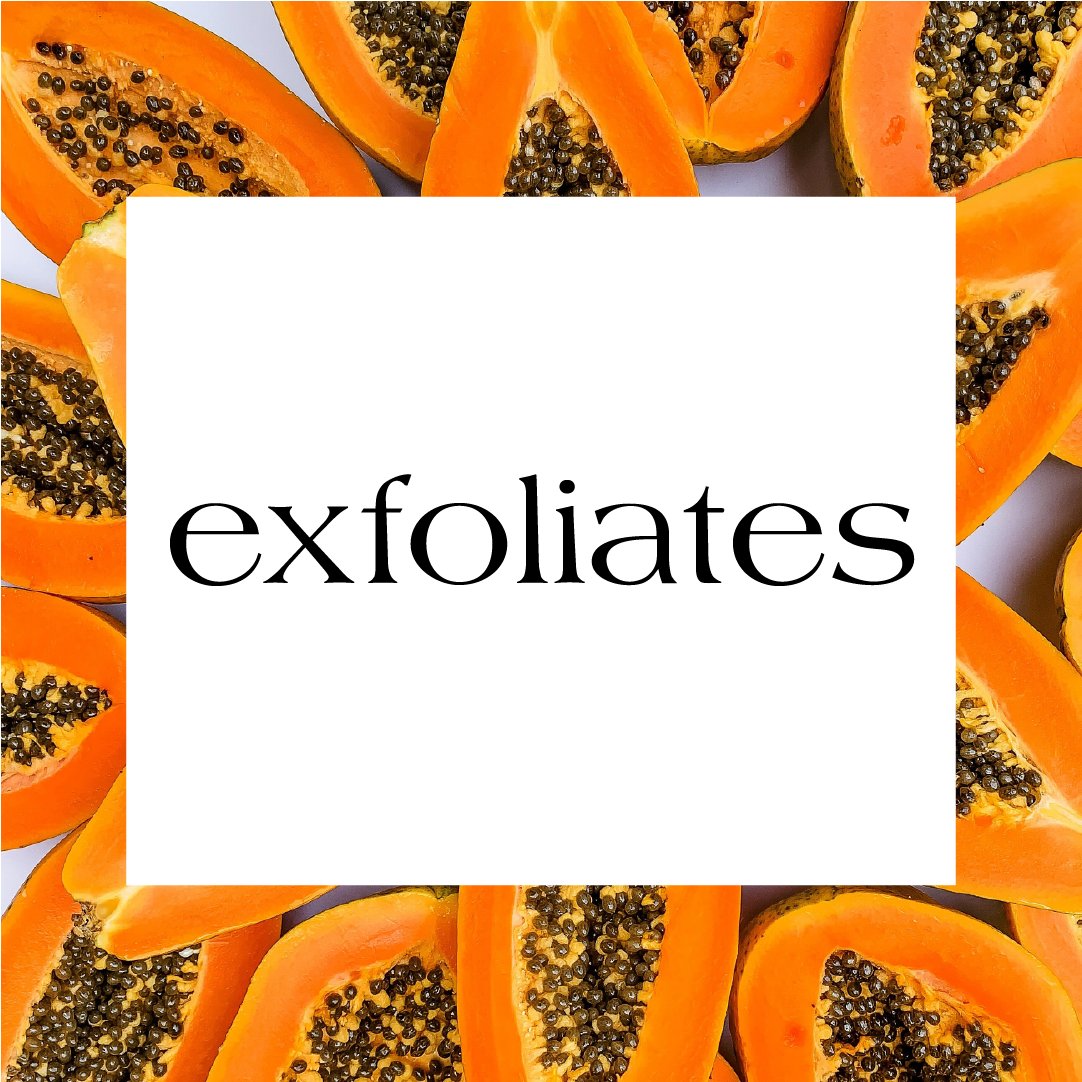 Exfoliates