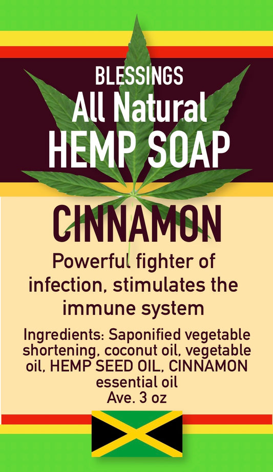 Hemp Cinnamon Soap