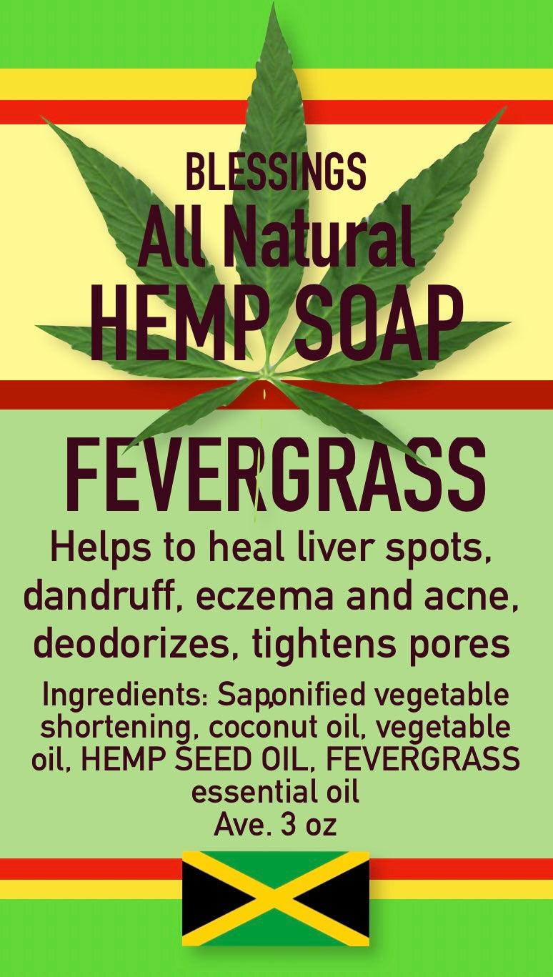 Hemp Fevergrass (Lemongrass) Soap