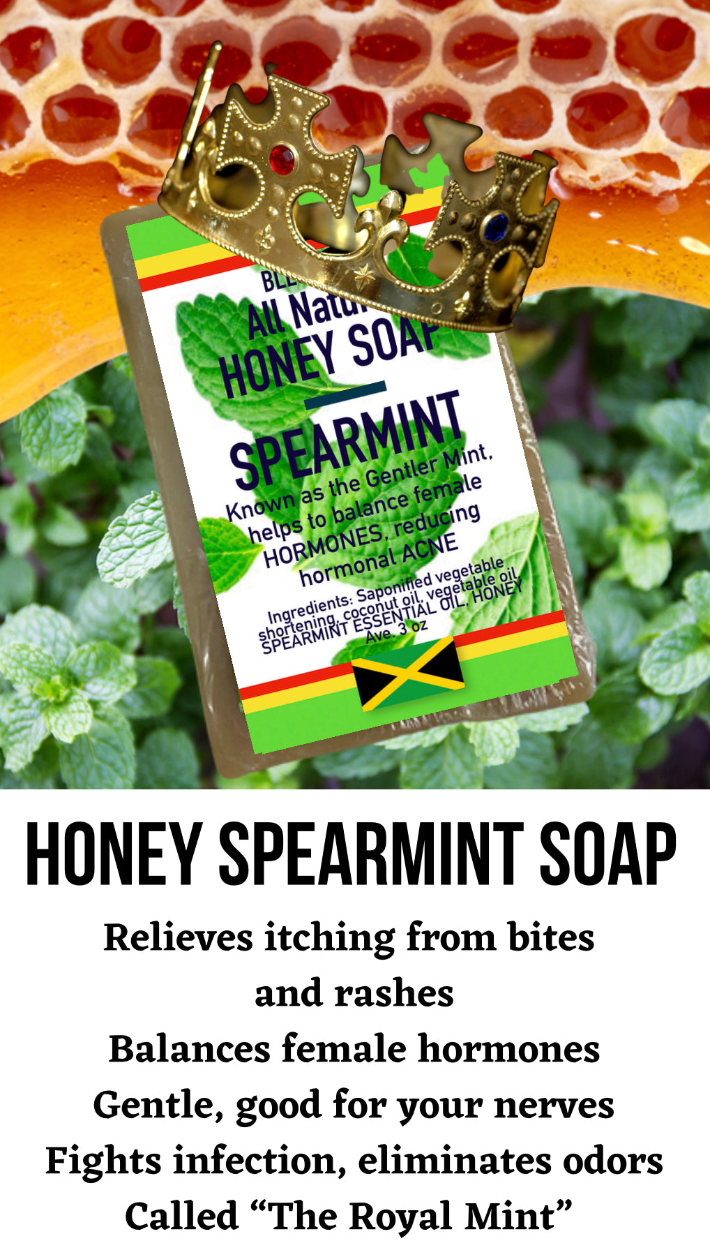 Honey Spearmint Soap
