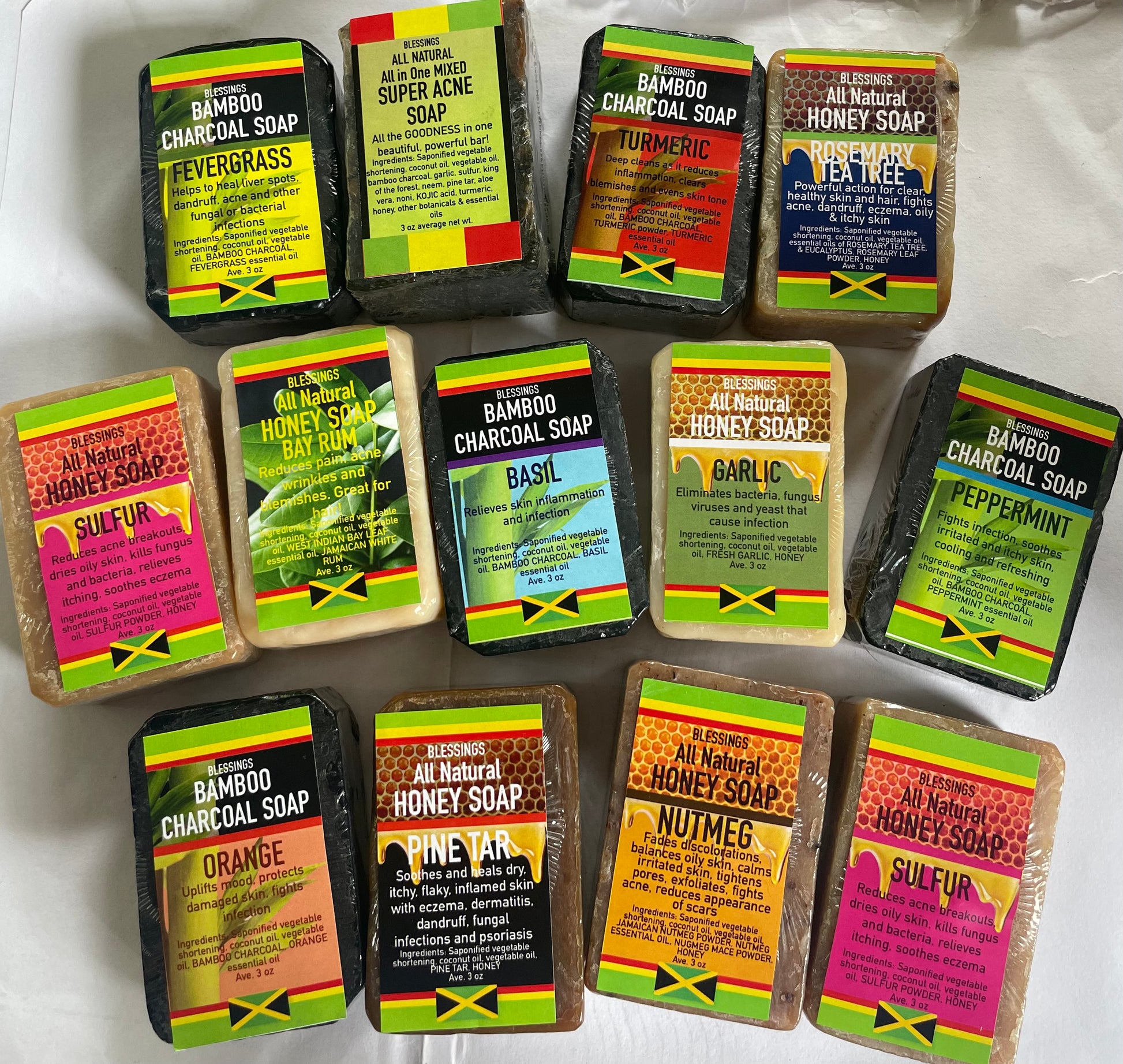 Dominica Bay Rum Herbal Soap 3-Pack