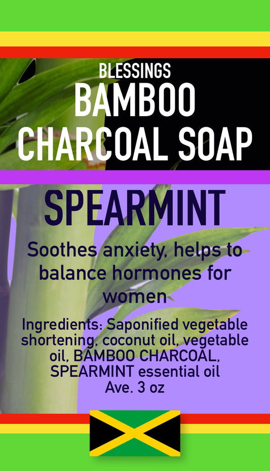 Bamboo Charcoal Spearmint Soap