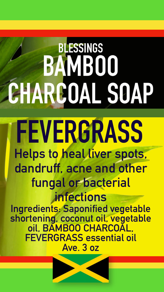 Bamboo Charcoal Fevergrass (Lemongrass) Soap