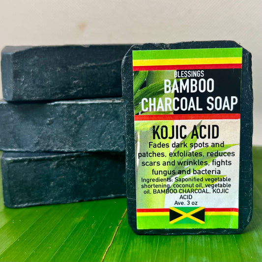 Bamboo Charcoal Kojic Acid Soap