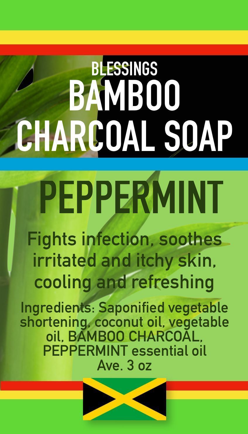 Bamboo Charcoal Peppermint Soap