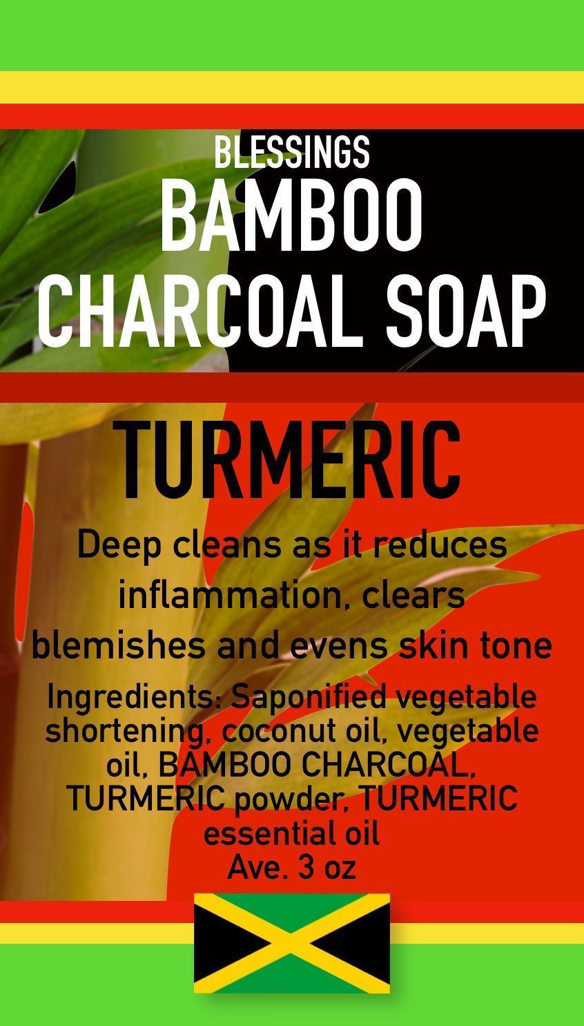 Bamboo Charcoal Turmeric Soap