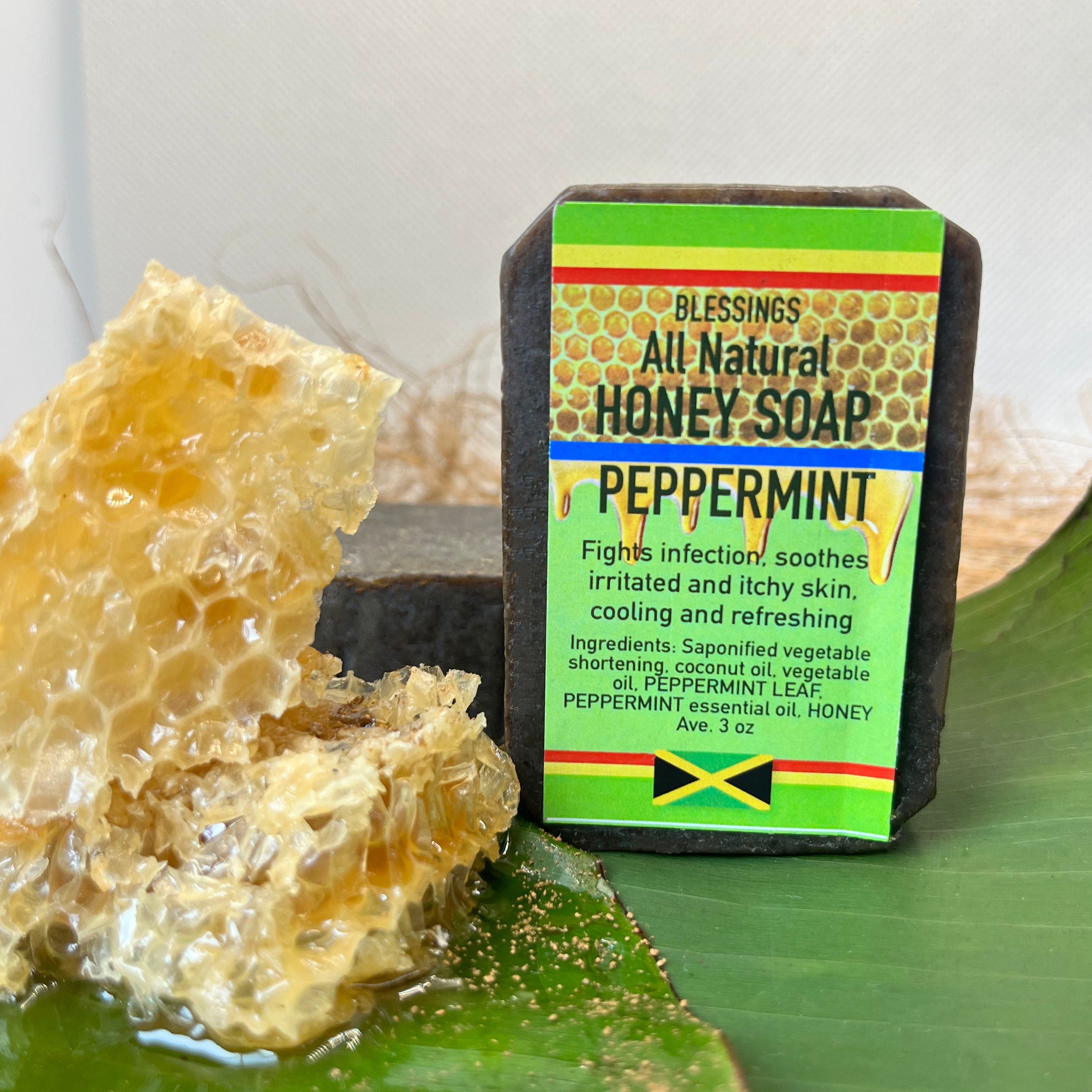 Honey Peppermint Soap Blessings All Natural